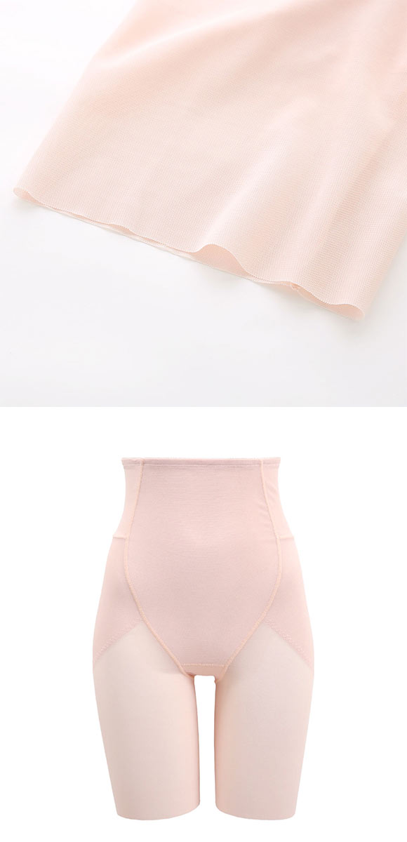 くびれジェンヌ スーパーハイウエスト ロングガードル M L LL ハード ミディアム くびれ ウエスト シェイプアップ 着やせ 細見え