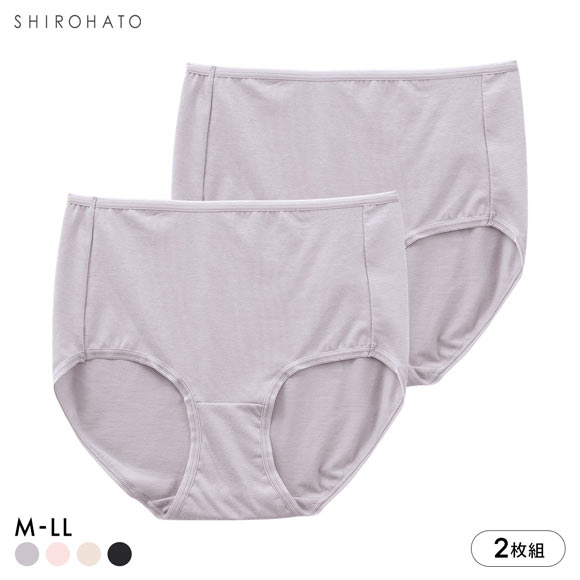 特価 綿混ショーツ 2枚組 お得2枚セット レディース 深ばき すっぽり