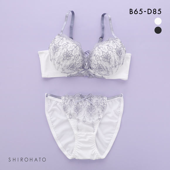 スパイシー 脇高 アラベスク×編み上げレースアップ ブラセット BCD65-85 ブラジャー ショーツ セット SPICY