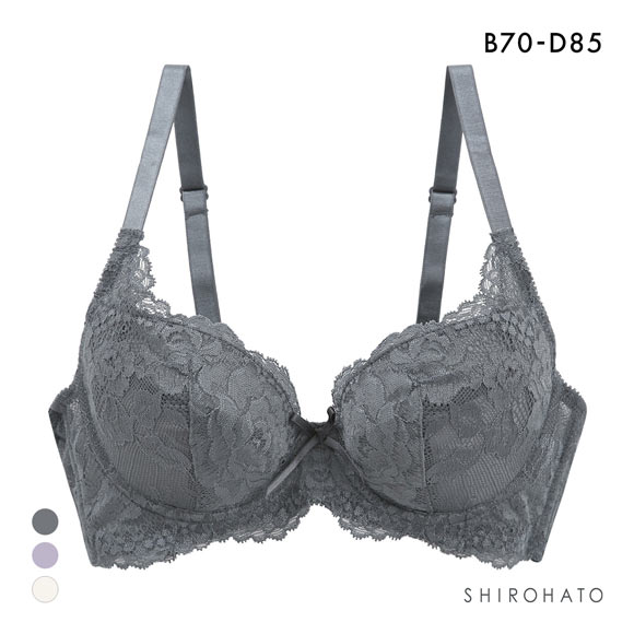 育乳脇高設計 美胸をつくりキープするブラ ブラジャー BCD70-85 補正 4枚接ぎ ソフトワイヤー 大きいサイズ グラマーサイズ ふっくら 谷間