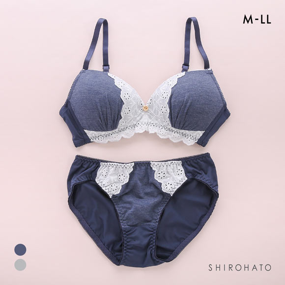 にゃちゅらるリラックス ボーラーコットンレース ノンワイヤー