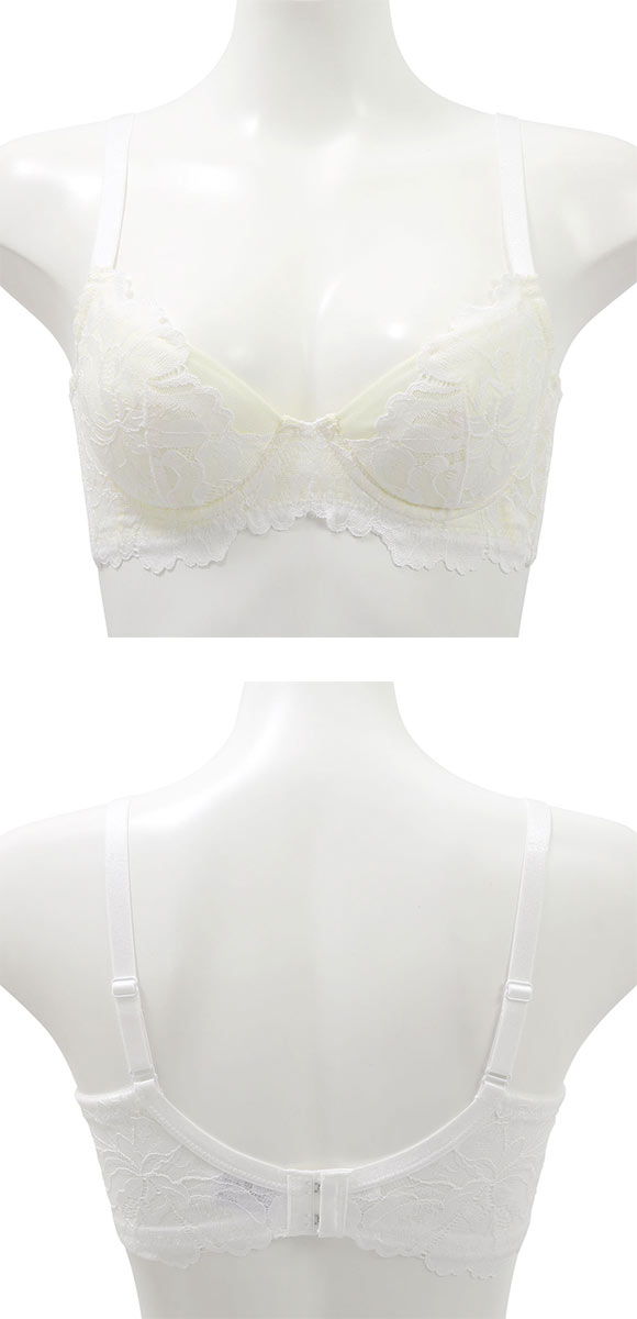 ブラジャー ふっくら谷間メイクブラ 脇高 モールド 単品