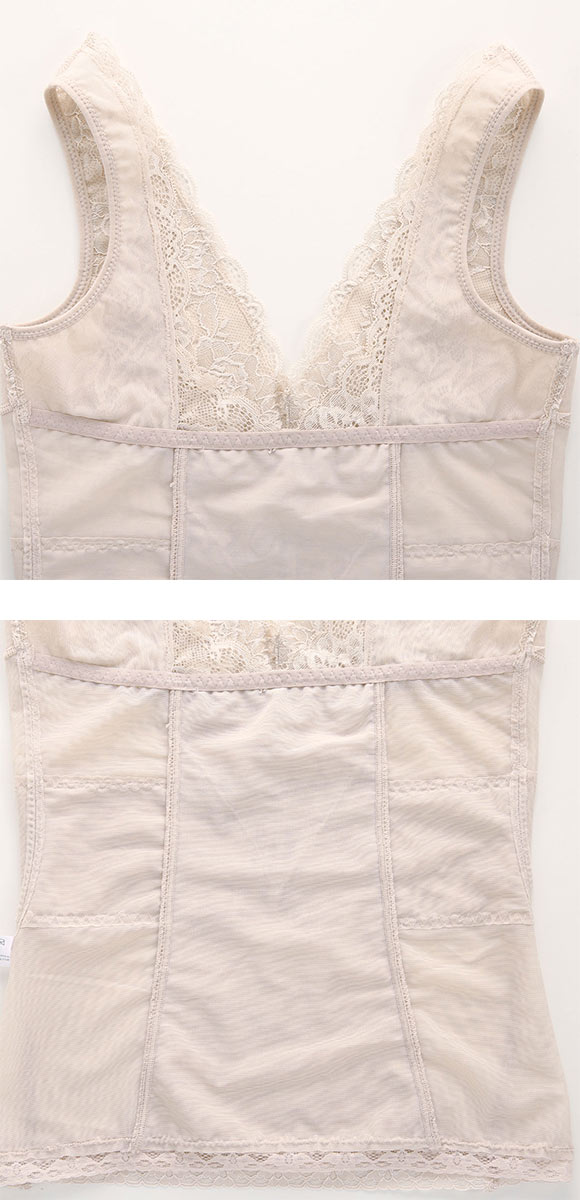 スタイルアップ 補正インナー 補正下着 ボディシェイパー 花柄レース