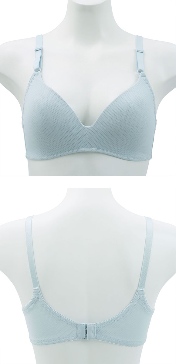 楽して美胸ができるブラ メッシュ高通気 ノンワイヤーブラジャー M L LL 涼しい 通気性 むれにくい ソフトタッチ