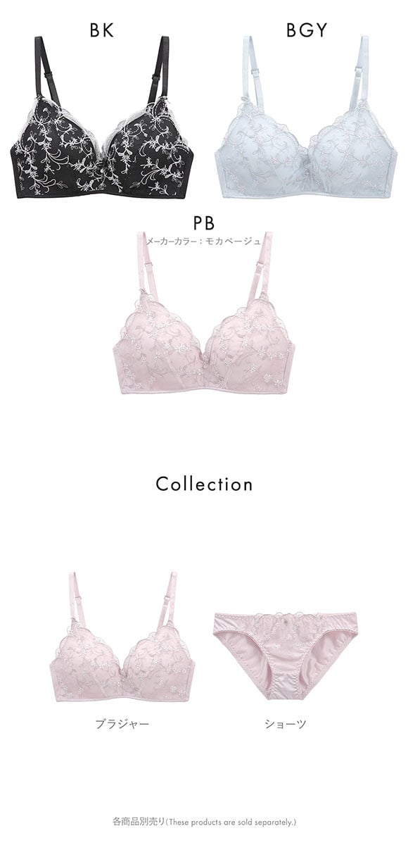 楽して美胸ができるブラ 脇高ノンワイヤーブラジャー チュールレース M L LL 3L ふっくら もちもち 谷間 楽ちん ワイヤレス