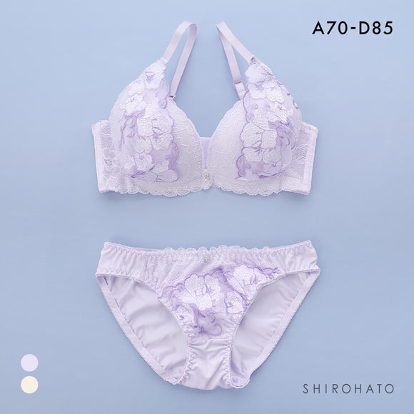 エクラ 脇高 フラワーチュール ブラセット ABCD 大きいサイズ 脇肉 谷間 盛り 脇寄せ バストアップ ブラジャー ショーツ ECLAT