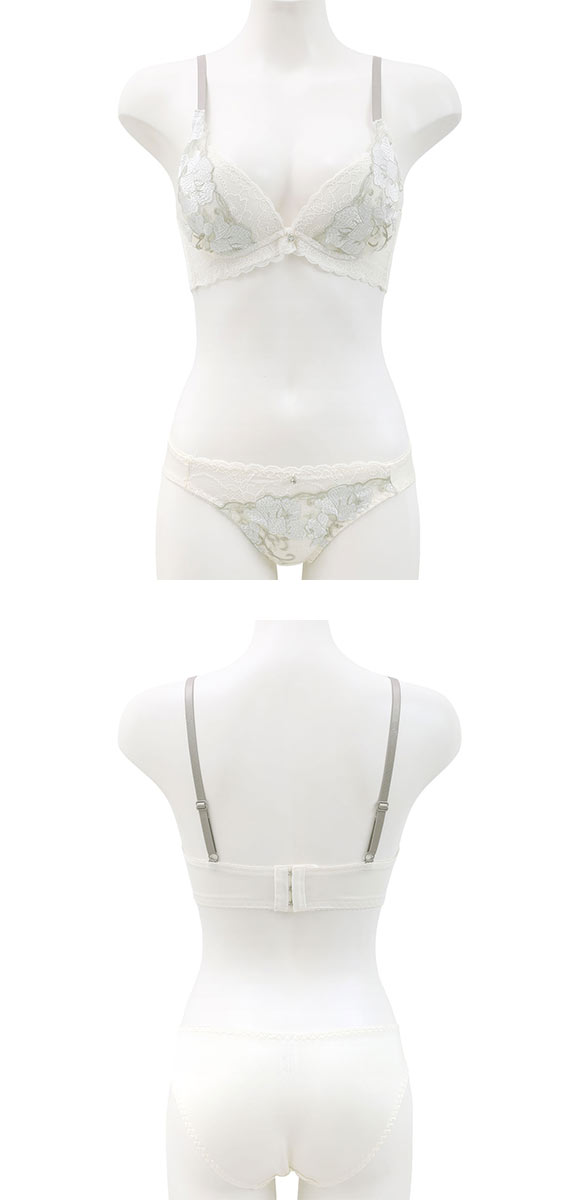 エクラ 脇高 フラワーチュール ブラセット ABCD 大きいサイズ 脇肉 谷間 盛り 脇寄せ バストアップ ブラジャー ショーツ ECLAT