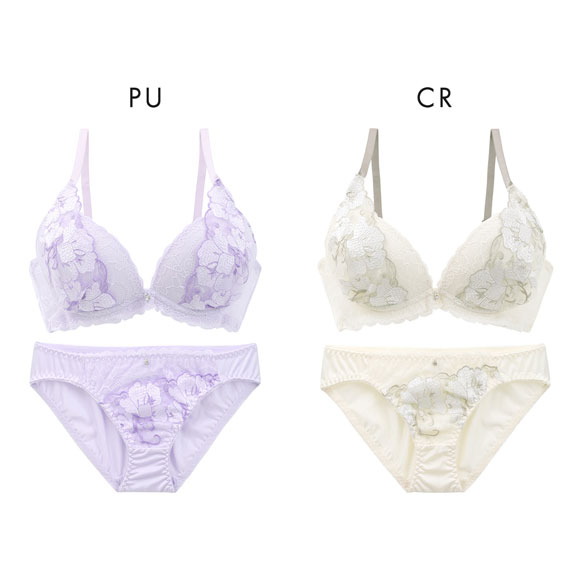 エクラ 脇高 フラワーチュール ブラセット ABCD 大きいサイズ 脇肉