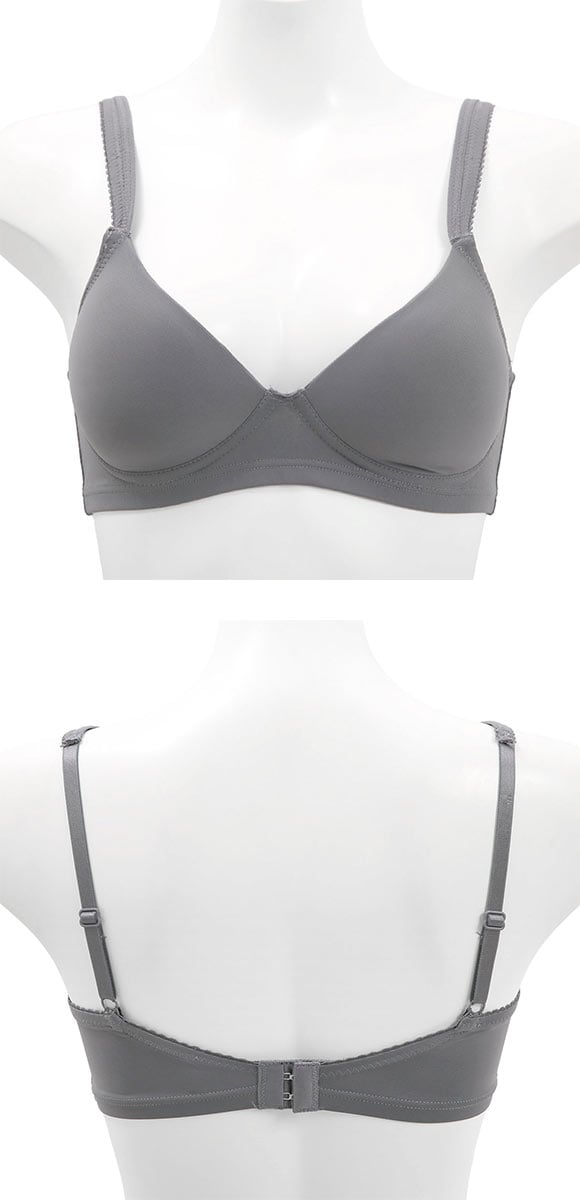 エブリィブラ 脇高ノンワイヤーブラジャー M L LL シンプル 肩らく やさしい ノンストレス エアリー ふっくら もちもち 谷間 楽ちん