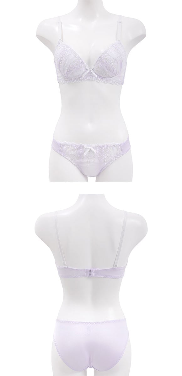 ピュアシェリ オーロララメチュール×グラデシフォン ブラセット ABCD70-85 盛り 谷間 美胸 寄せ 姫 セット PURECHERIE