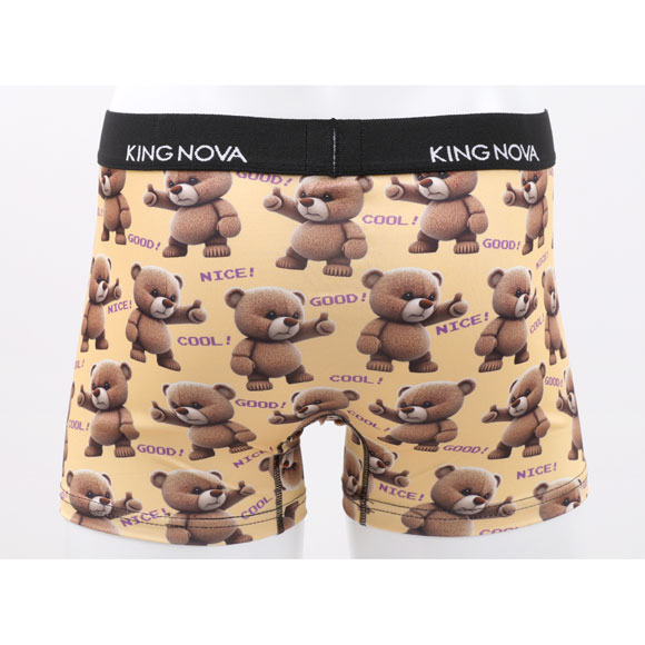 キングノバ くまセット ボクサーパンツ 3枚組 メンズ 前あき 3点セット