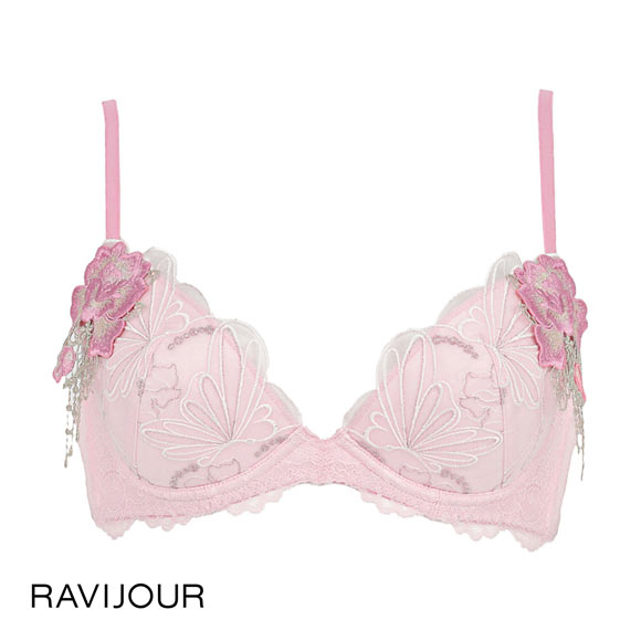 ラヴィジュール シャイニーバタフライ グラマーアップ ブラジャー EFG 盛り 谷間 バストアップ リフトアップ RAVIJOUR