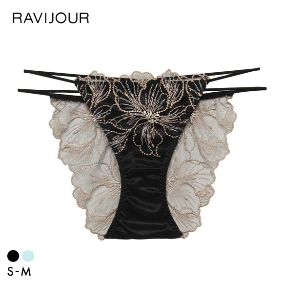 ラヴィジュール アウレリア エンブロイダリーレース ノーマルショーツ SM セクシー 総レース バックレース RAVIJOUR