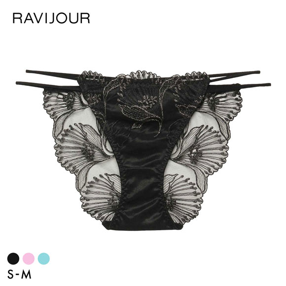 ラヴィジュール アリア エンブロイダリーレース ノーマルショーツ SM セクシー 総レース バックレース 下着 RAVIJOUR