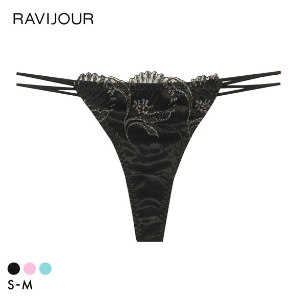 ラヴィジュール アリア ストレッチレース Tバックショーツ SM 総レース ソング タンガ セクシー バックレース 下着 RAVIJOUR