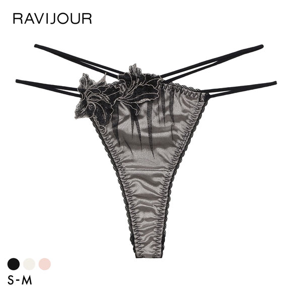 ラヴィジュール ヴィオラ ストレッチレース Tバックショーツ SM 総レース ソング タンガ セクシー バックレース 下着 RAVIJOUR