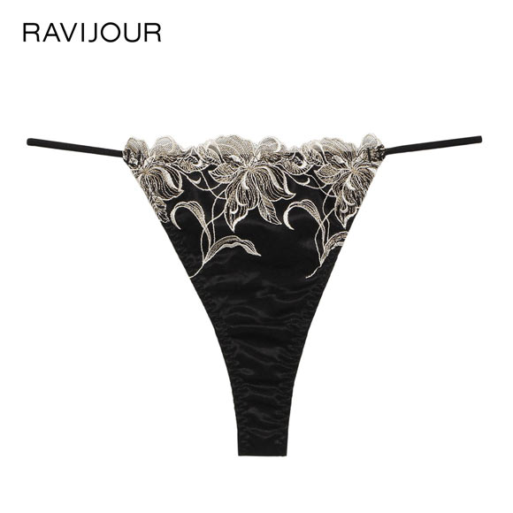 ラヴィジュール シエナ エンブロイダリーレース Tバックショーツ SM 総レース ソング タンガ セクシー バックレース 下着 RAVIJOUR