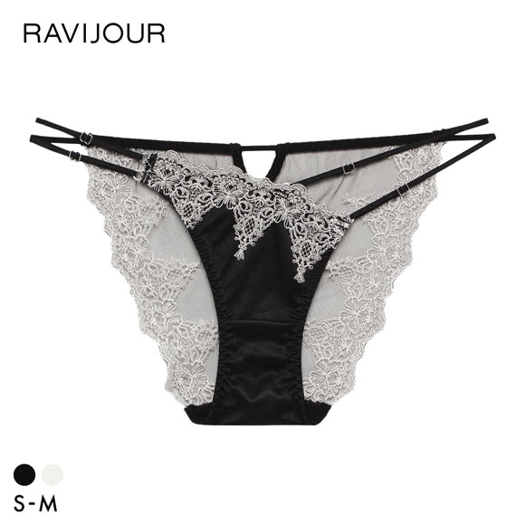 ラヴィジュール アリーヌ エンブロイダリーレース ノーマルショーツ SM セクシー 総レース バックレース 下着 RAVIJOUR