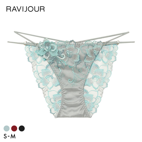 ラヴィジュール ノウェリカ エンブロイダリーレース ノーマルショーツ SM セクシー 総レース バックレース 下着 RAVIJOUR