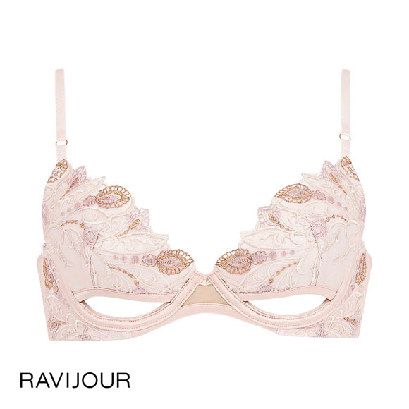 ラヴィジュール RAVIJOUR レーシーフェザー グラマーアップ ブラジャー DE 盛り 谷間 バストアップ リフトアップ