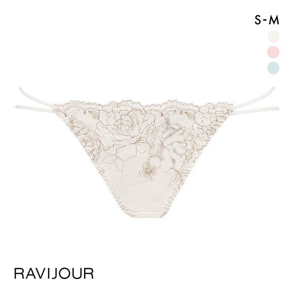 ラヴィジュール ブレッシングフラワー エンブレース ショーツ ノーマルショーツ SM バックレース 透け RAVIJOUR