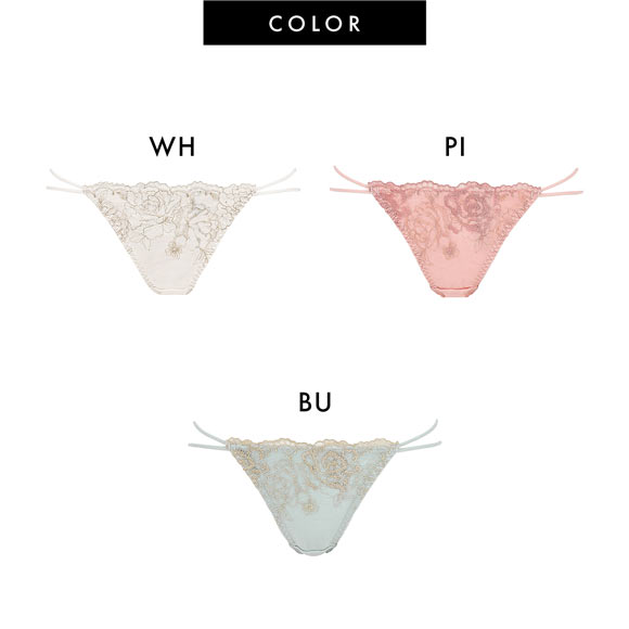 ラヴィジュール ブレッシングフラワー エンブレース ショーツ ノーマルショーツ SM バックレース 透け RAVIJOUR