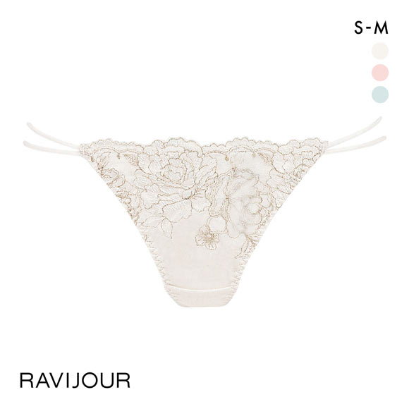 ラヴィジュール ブレッシングフラワー エンブレース Tバック Tバック SM バックレース 透け ストリング RAVIJOUR