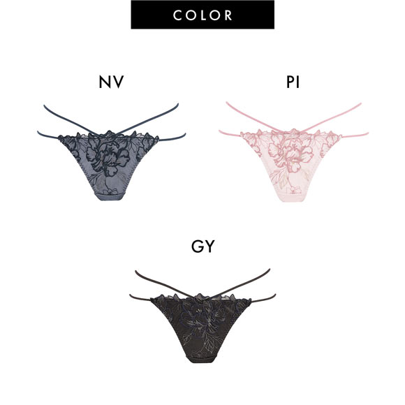 ラヴィジュール フローラルソルベ Tバック SM バックレース 透け ストリング RAVIJOUR