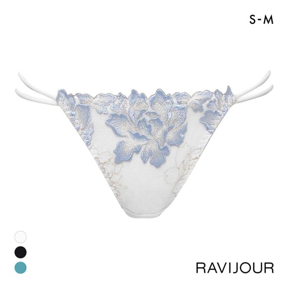 ラヴィジュール ルナリア エンブロイダリーレース ノーマルショーツ SM バックレース 透け RAVIJOUR