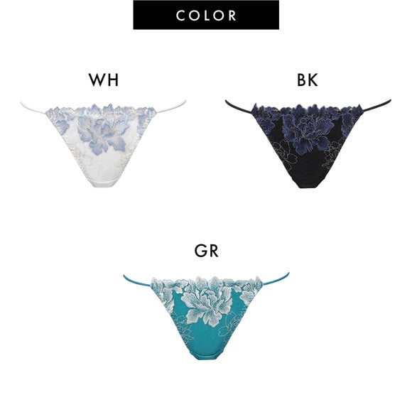 ラヴィジュール ルナリア レースアップ ノーマルショーツ SM バックレース 透け RAVIJOUR