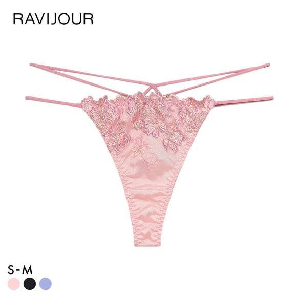 ラヴィジュール マルヴァ エンブロイダリーレースTバック ソング T