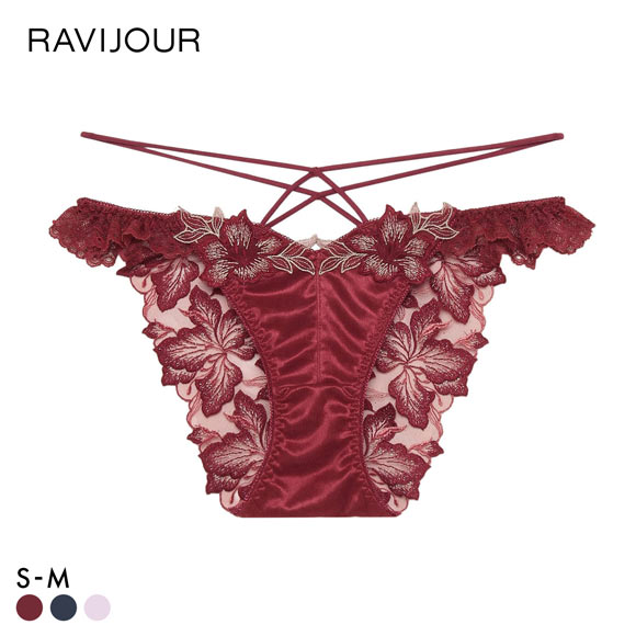 ラヴィジュール グロリアージュ フリルレース ショーツ ノーマルショーツ SM バックレース 透け RAVIJOUR