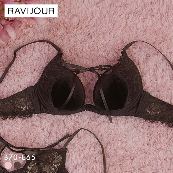 ラヴィジュール ベルベットニュイ トリックリフト ブラジャー BCDE 盛り 谷間 バストアップ リフトアップ RAVIJOUR