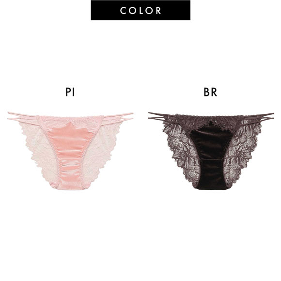 ラヴィジュール ベルベットニュイ ショーツ ノーマルショーツ SM バックレース 透け RAVIJOUR