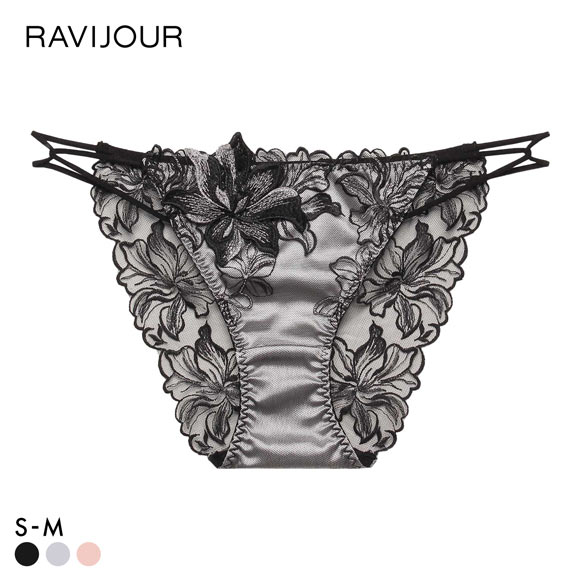 ラヴィジュール ヴェリシア エンブロイダリーレース ショーツ ノーマルショーツ SM セクシー バックレース 透け RAVIJOUR