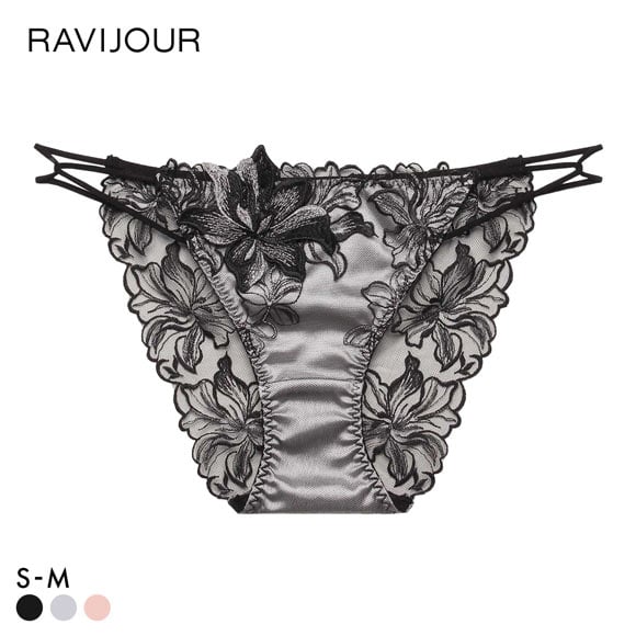 ラヴィジュール ヴェリシア エンブロイダリーレース ショーツ ノーマルショーツ SM セクシー バックレース 透け RAVIJOUR