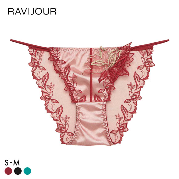 ラヴィジュール エルザ エンブロイダリーレース ショーツ ノーマルショーツ SM セクシー バックレース 透け RAVIJOUR