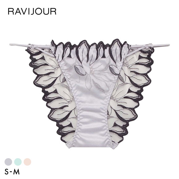 ラヴィジュール フィリナス エンブロイダリー ノーマルショーツ SM セクシー バックレース 透け RAVIJOUR