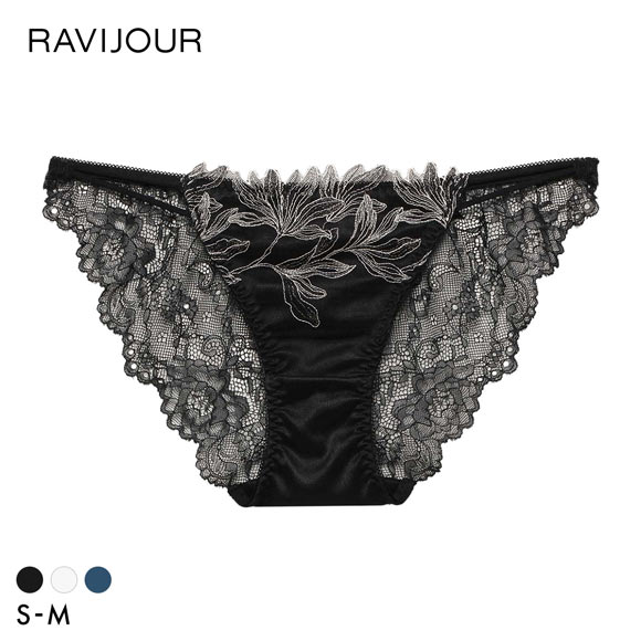 ravijour ラヴィジュール ラビジュール　R855303 Tバック　黒 RAVIJOUR（ラヴィジュール） ショーツ ビタークロス Tバック
