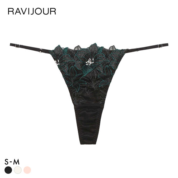 ラヴィジュール エリザベス ストレッチレース Tバックショーツ ソング タンガ SM セクシー バックレース 透け RAVIJOUR