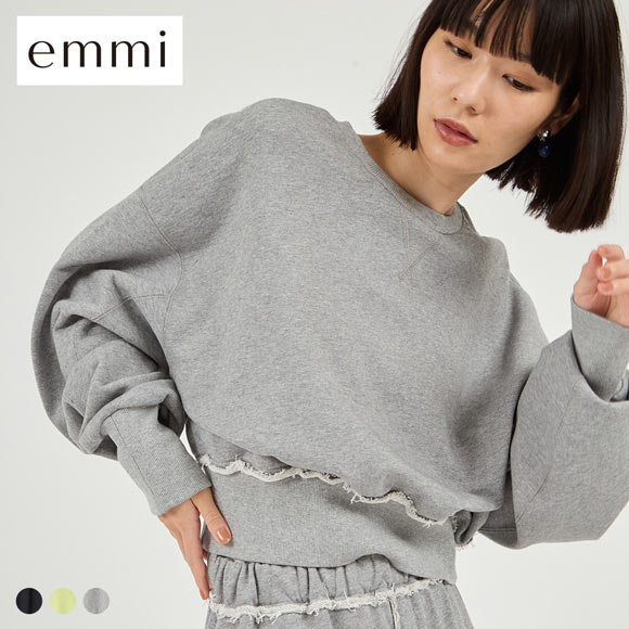 エミ スウェットプルオーバー emmi | SHIROHATO(白鳩)