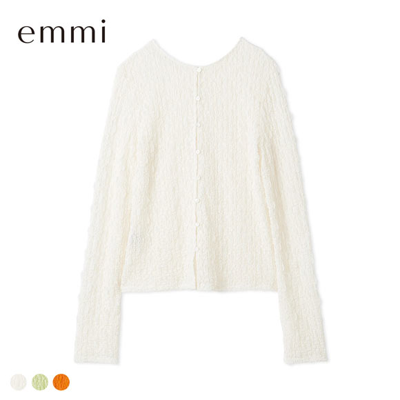 エミ 2wayストレッチレースカットソー emmi