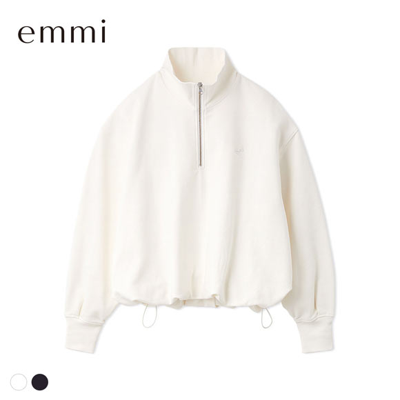 エミ em ハーフジップスウェット セットアップ対応 emmi
