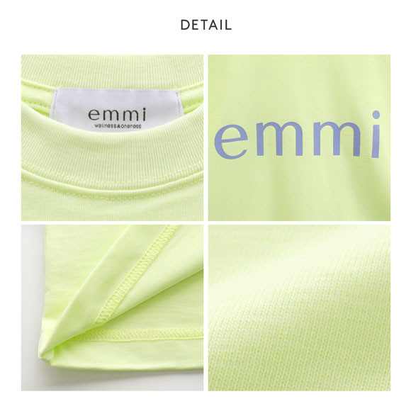 エミ eco emmiロゴTシャツ UVカット emmi