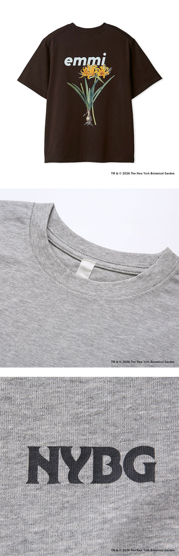 エミ emmi×NYBG グラフィックTシャツ emmi