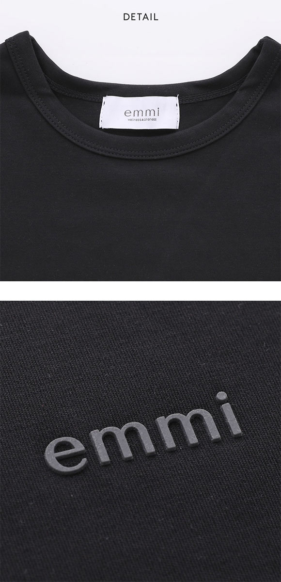 エミ ソフトタッチクロップドTシャツ emmi