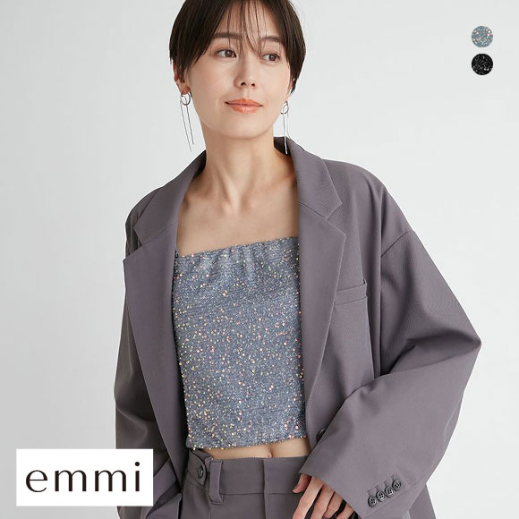 エミ スパンコールビスチェ emmi