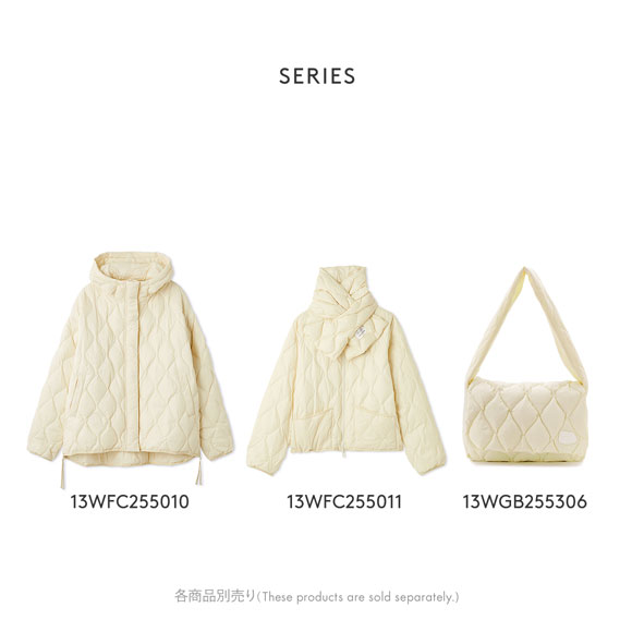 エミ emmi×TAION セットアイテム リバーシブルダウン emmi