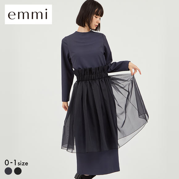 エミ 金子綾 for emmi ハイネックワンピースセット emmi