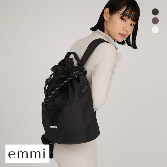 エミ 限定カラー 撥水 emmiロゴマルチバックパック emmi | SHIROHATO(白鳩)